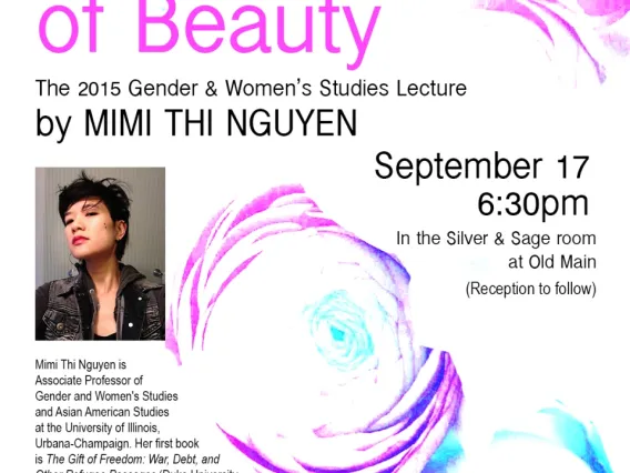 GWS Lecture on September 17th, 2015 6:30 PM in Silver & Sage Room at Old Main.